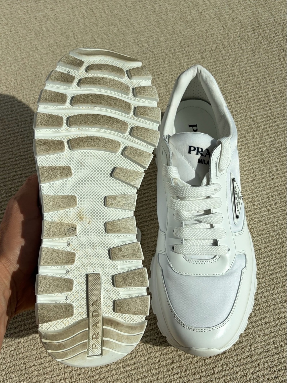 Prada Downtown Sneakers
White Leather (US Men’s 8.5) - Picture 8 of 10